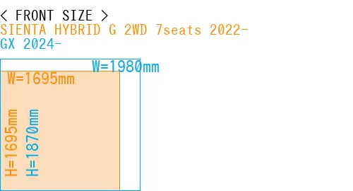 #SIENTA HYBRID G 2WD 7seats 2022- + GX 2024-